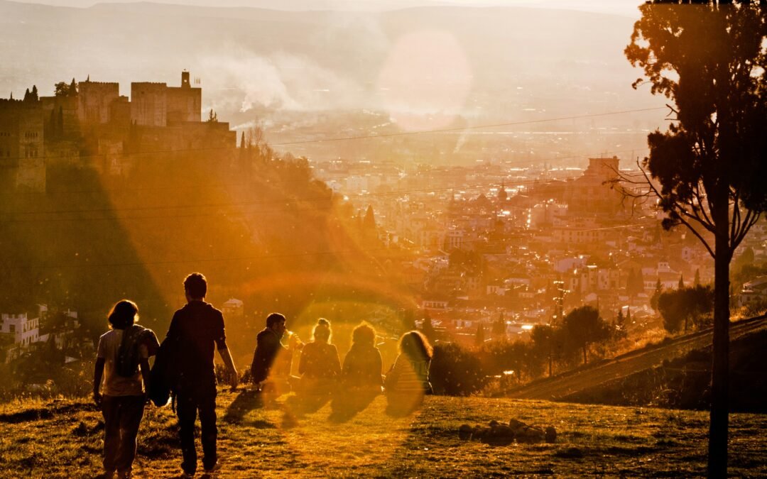 Non lucrative visa holders taking a walk